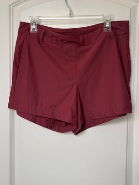 SPANX Athletic Shorts in Deep Wine